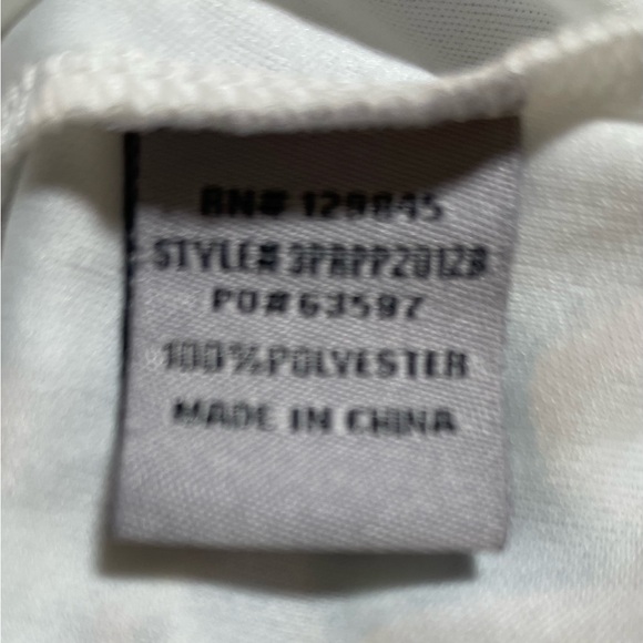 #0140 Bailey Blue Handkerchief Print Summer Wide Sleeve Dress-S - Picture 6 of 7